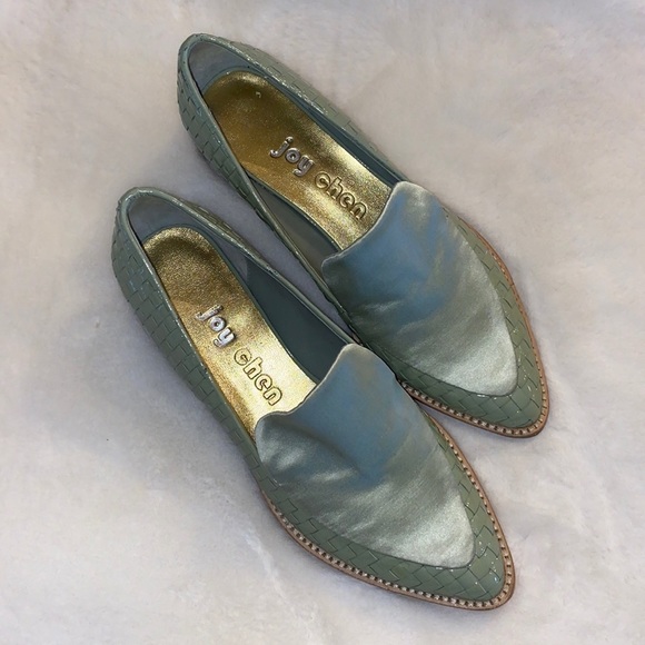 Joy Chen Shoes - JOY CHEN Patent Woven Loafers NWOT